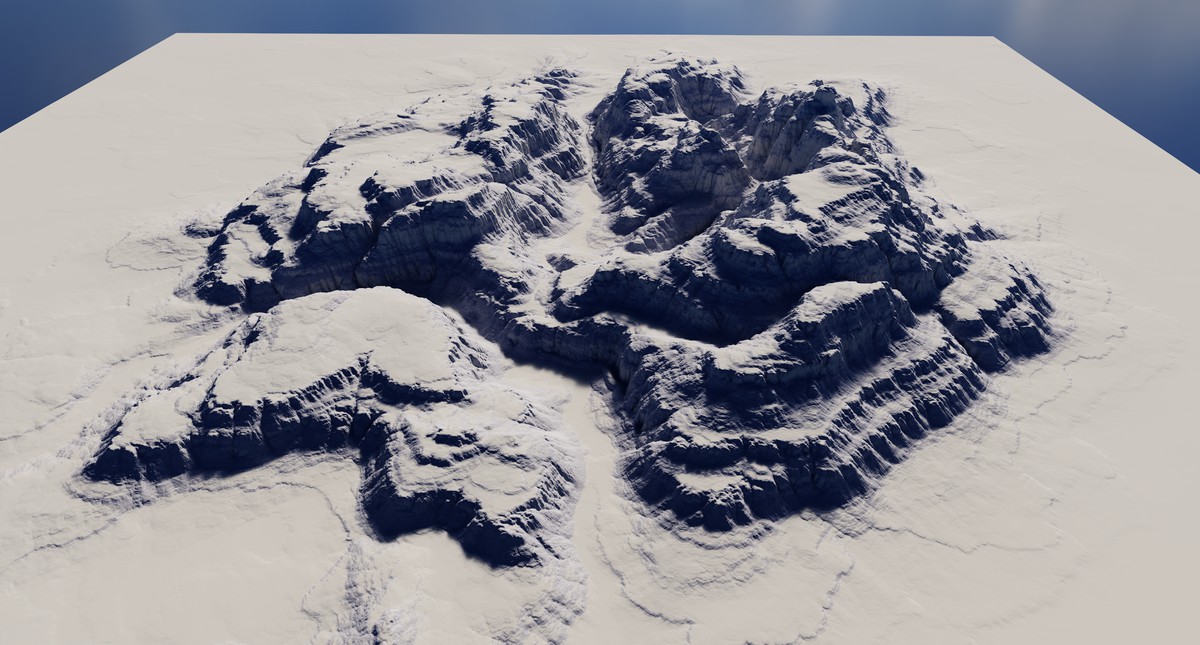 Terraced Canyon Shapes - StampIT!