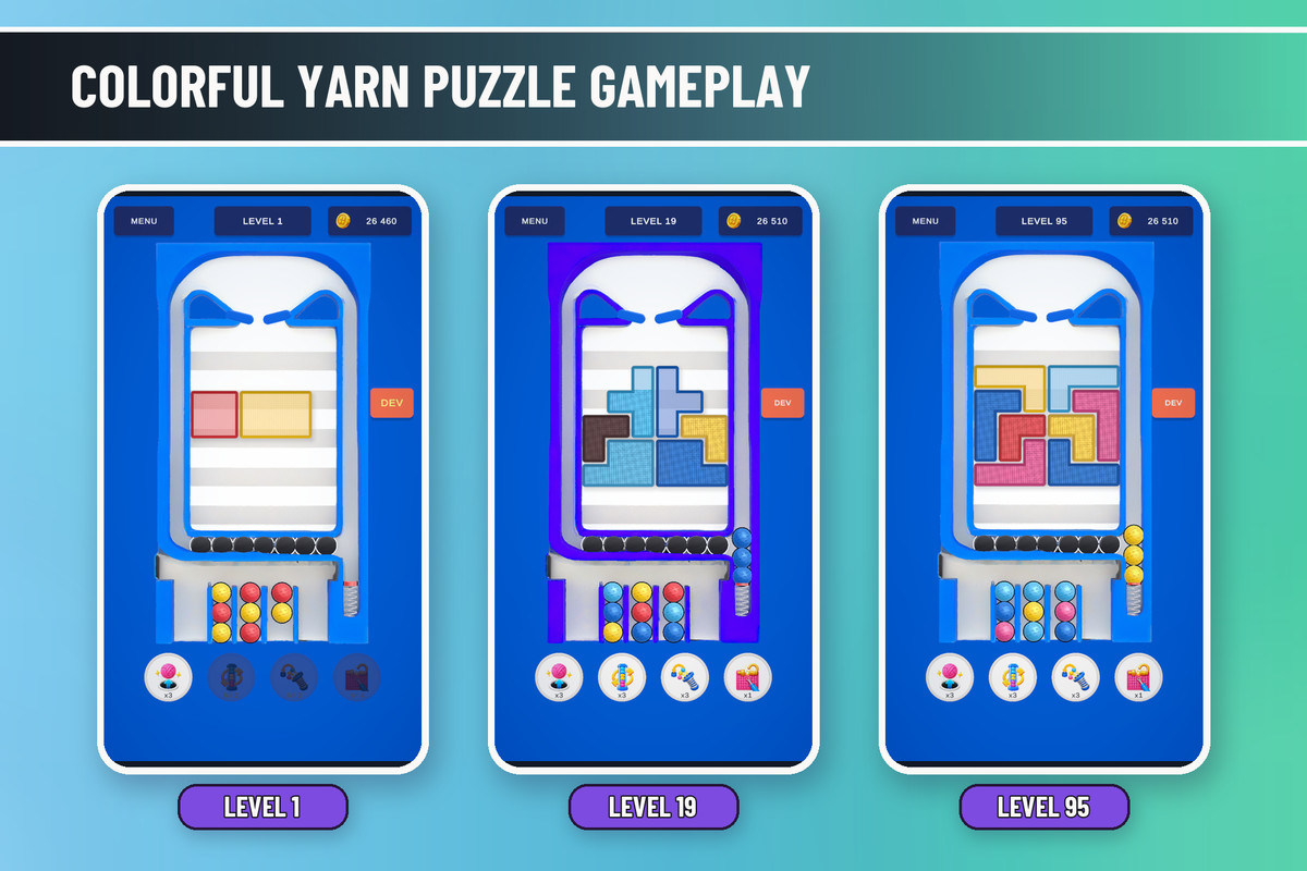 Yarn Bounce | Puzzle Game Template + Level Editors + Ads