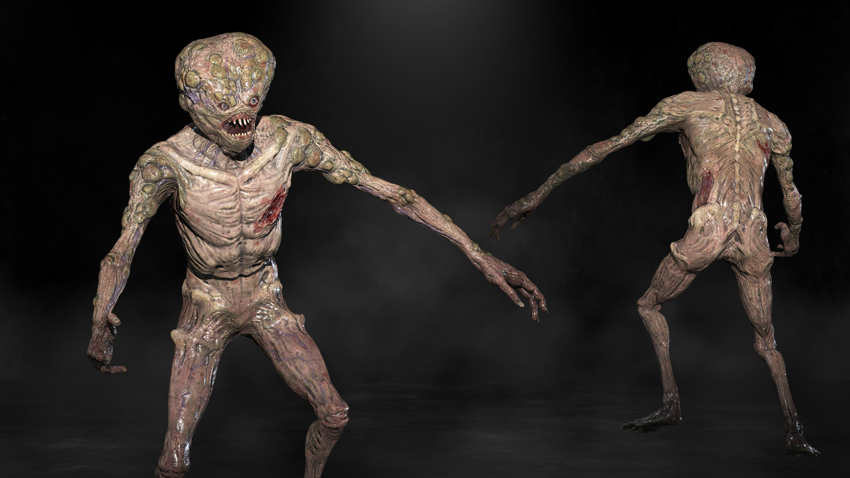 Zombie big head, Ghoul, Undead