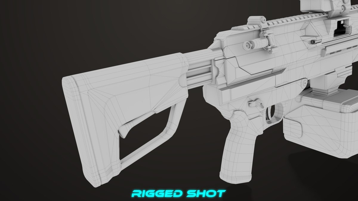 Machine Gun 14 Military Green URP HDRP Textures