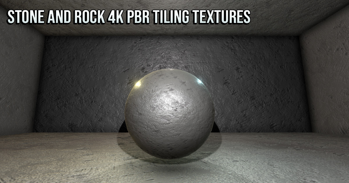 21 Stone and Rock 4K PBR Tiling Textures Collection