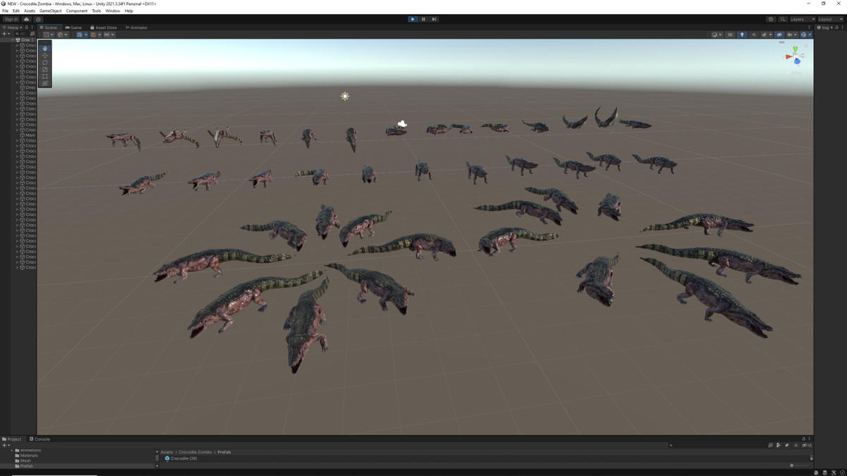 Crocodile — Zombie and Mutant Collection