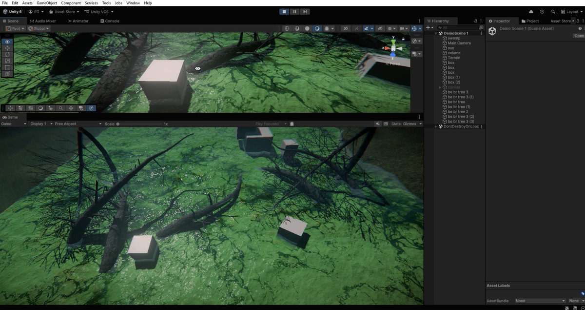 Swamp / Water shader (URP)