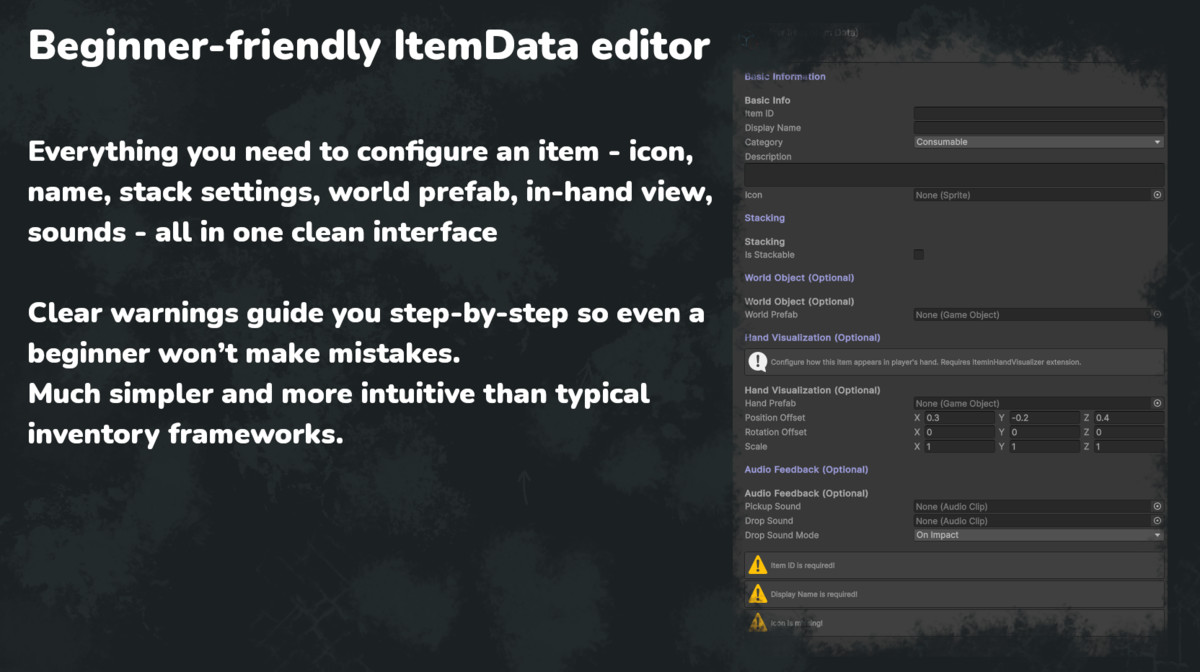 Modular Quick Slot Toolkit (Item Visualizer + Filtered Slots + Chests)