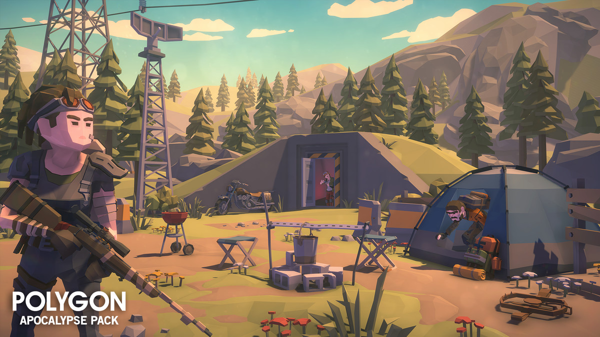 Value Bundle - POLYGON Apocalypse Pack, Alpine Mountain & Woodland Apoc Map