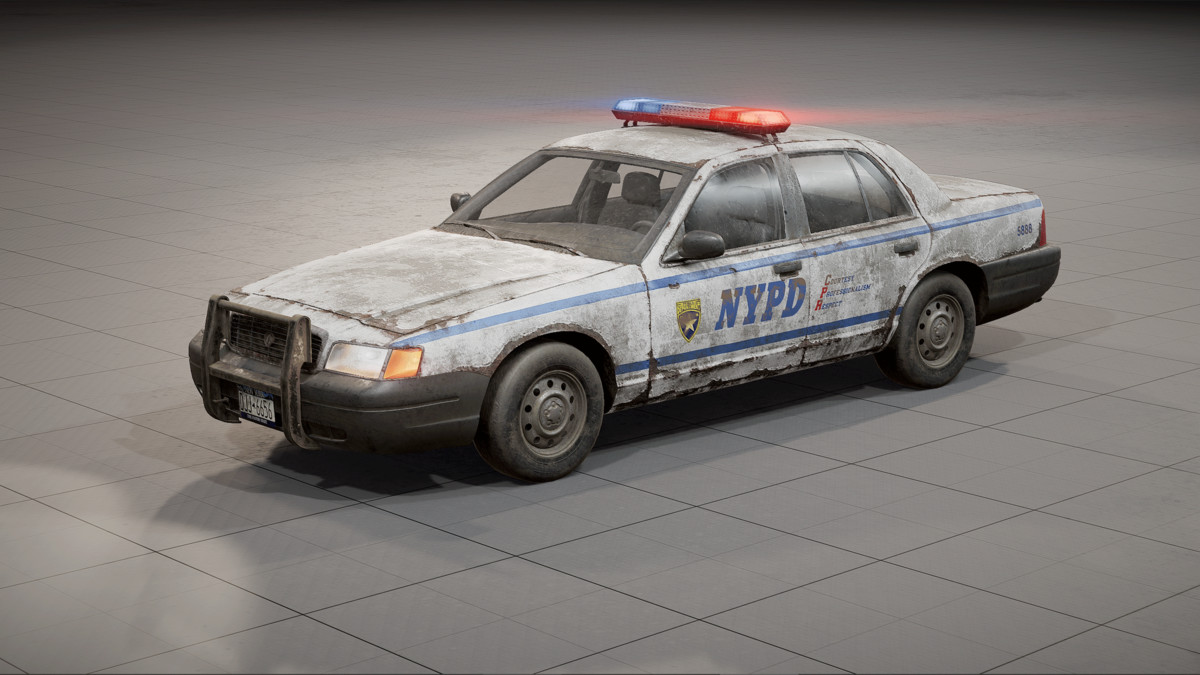Abandoned Sedan - Taxi / Police / Sheriff