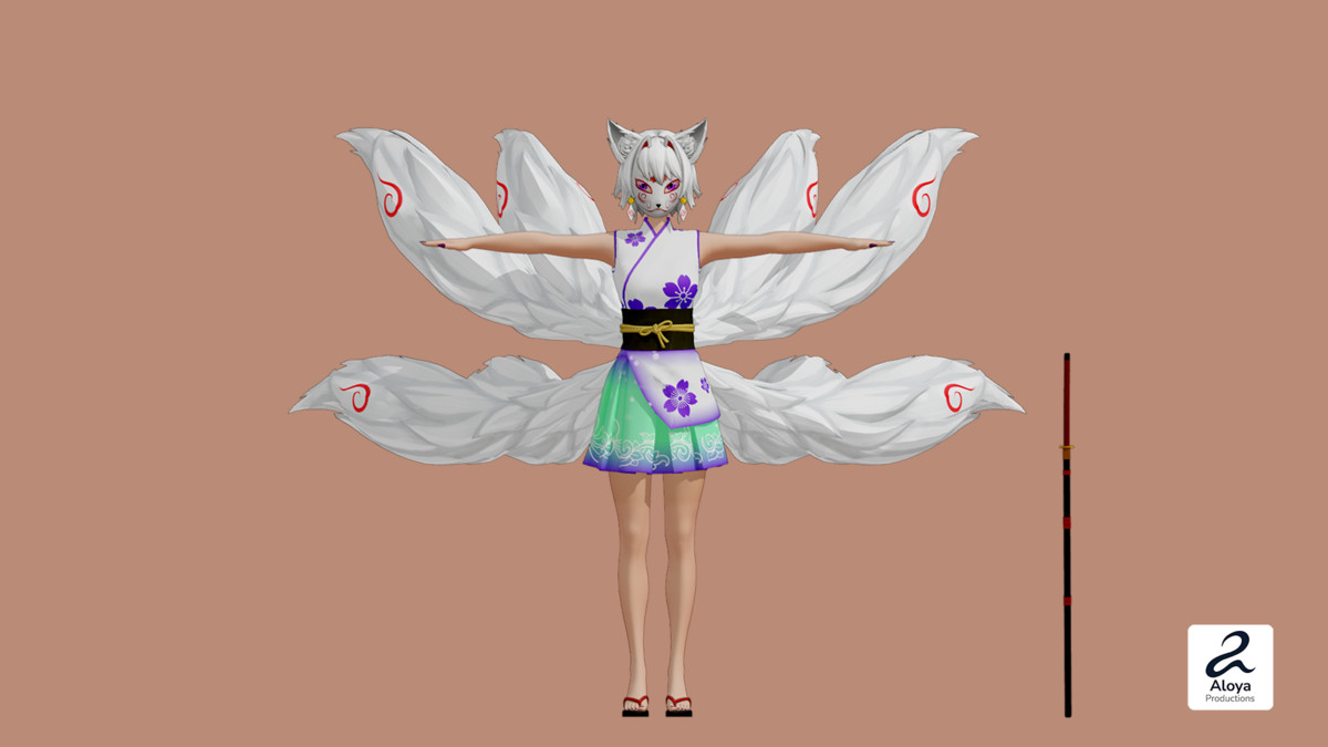 Kitsune / Fox Girl | Anime Character