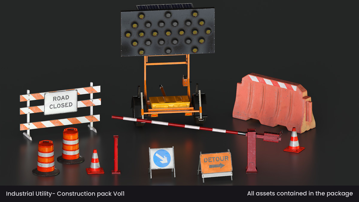 Industrial Utility - Construction Props Pack