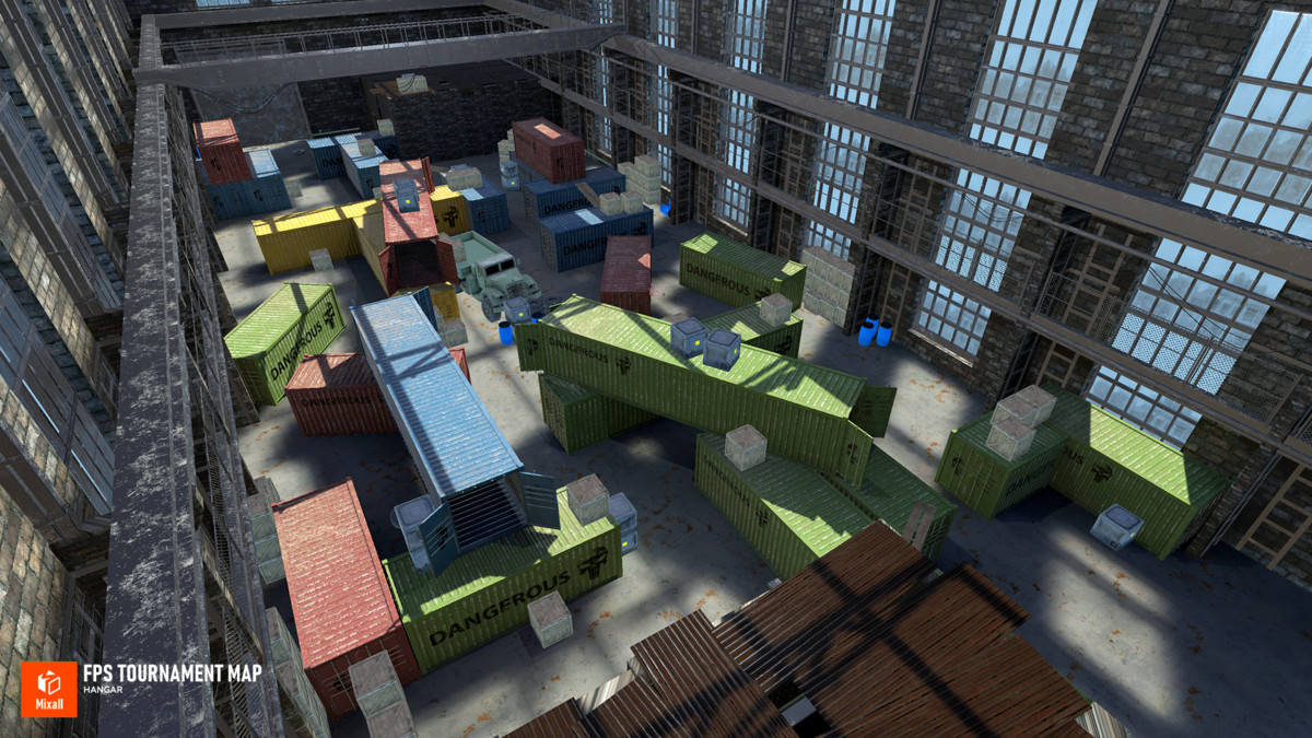 FPS tournament map - Hangar