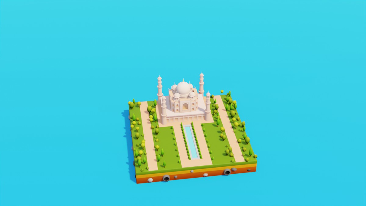 Low Poly LandMarks by IGS