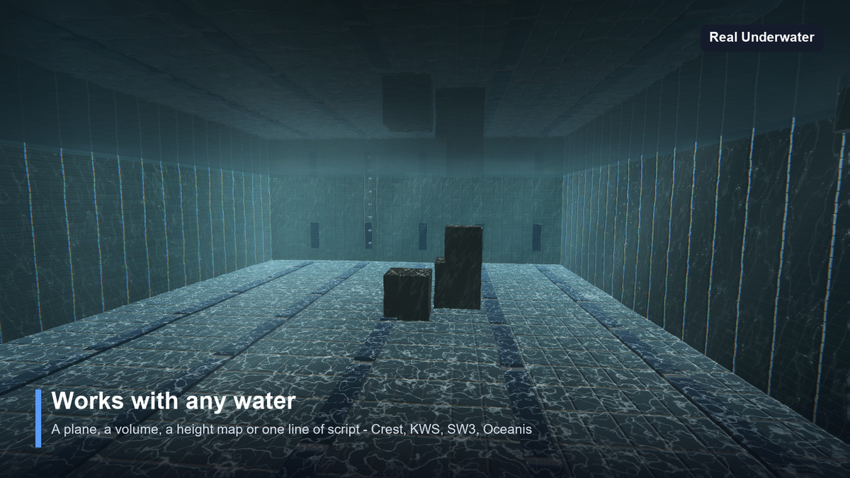 Real Underwater — Screen-Space Underwater Rendering for Any Water Asset