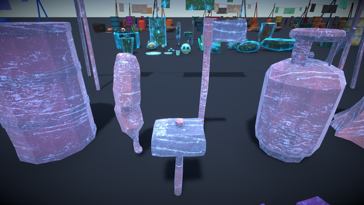 Frozen Poly Props (Lowpoly)