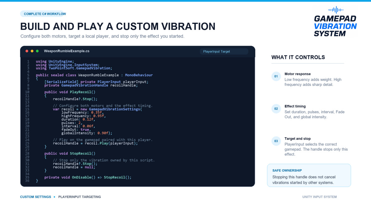 Gamepad Vibration System