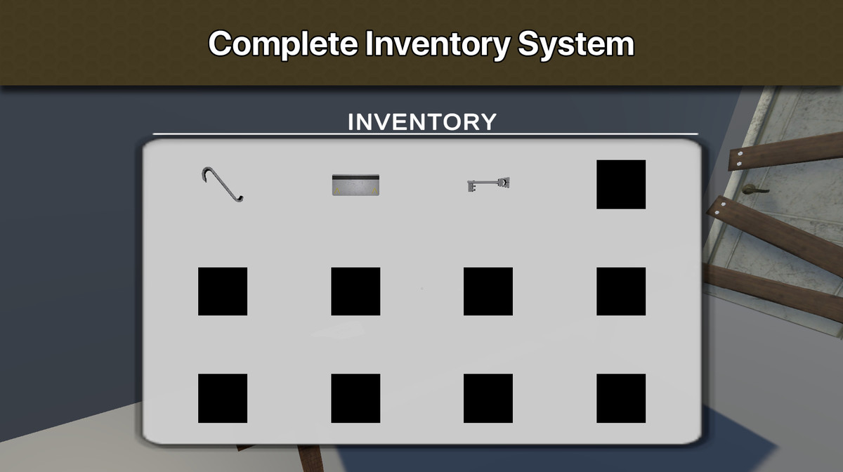 Escape Core: FPS Interaction & Inventory, Door System