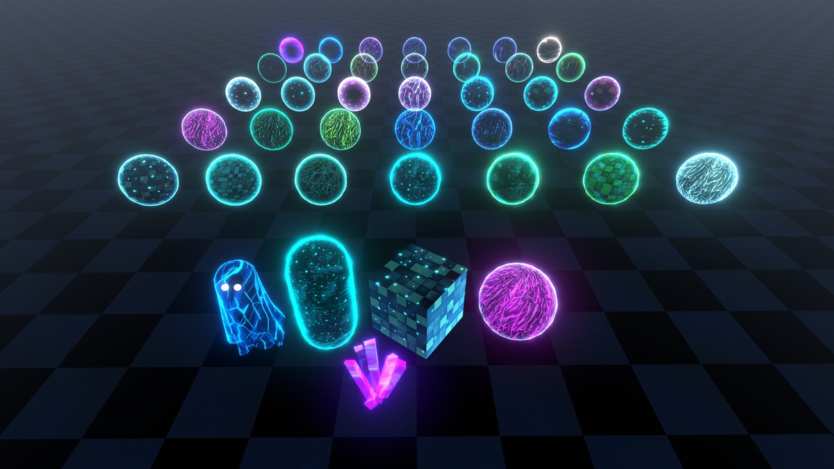 Frozen Ghostly Hologram Shader