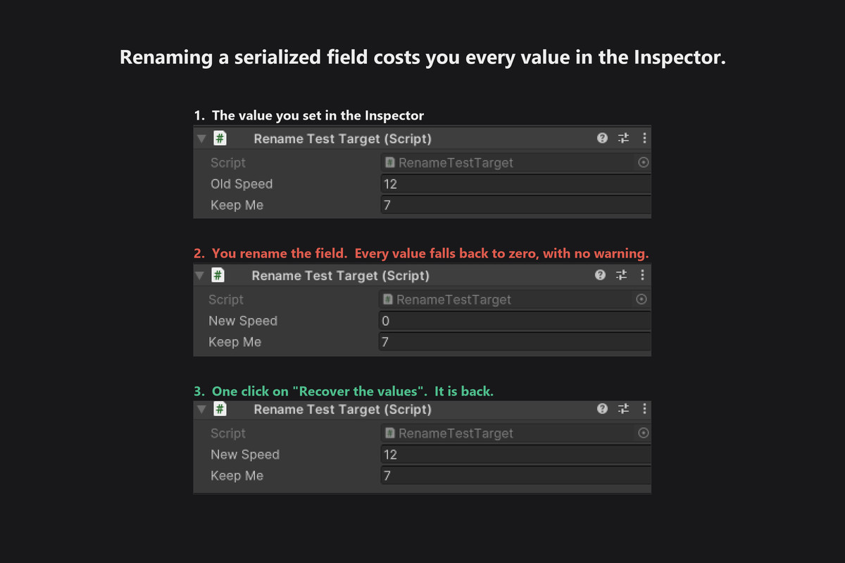 Serialized Field Rename Guard