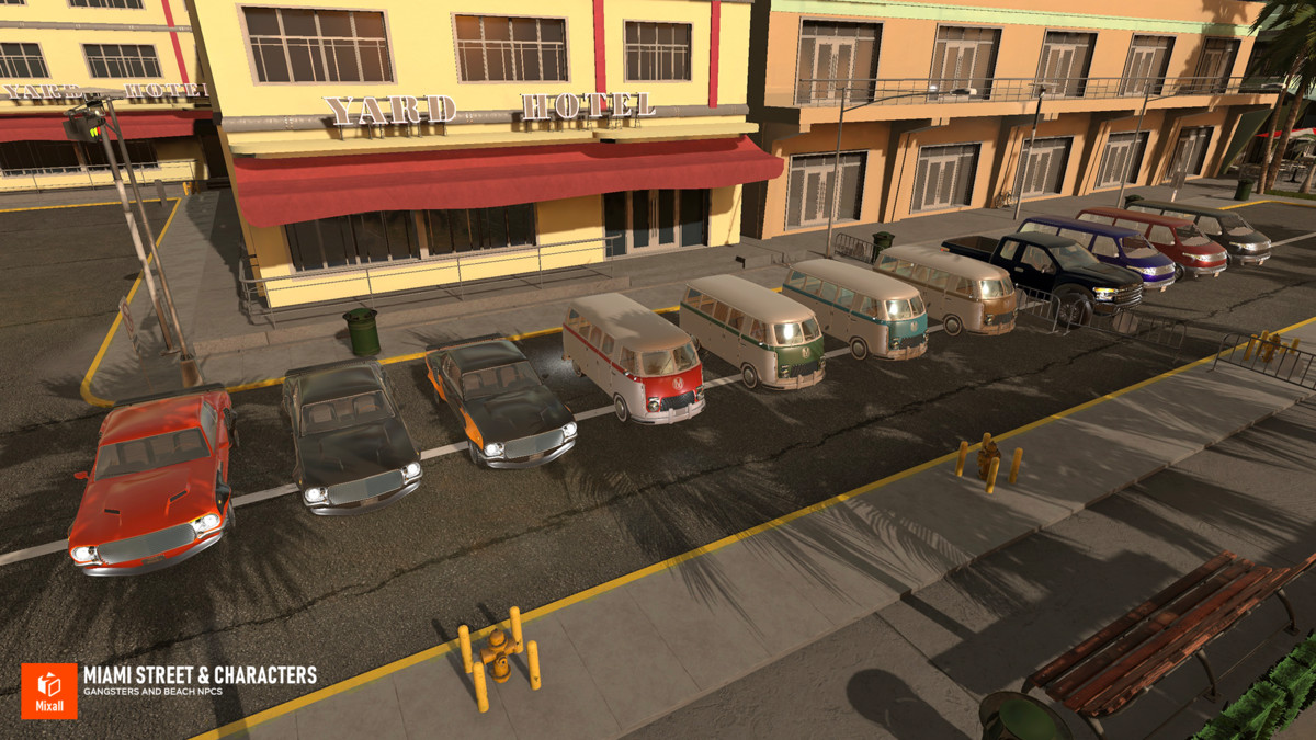 Miami Beach - Modular street & NPC