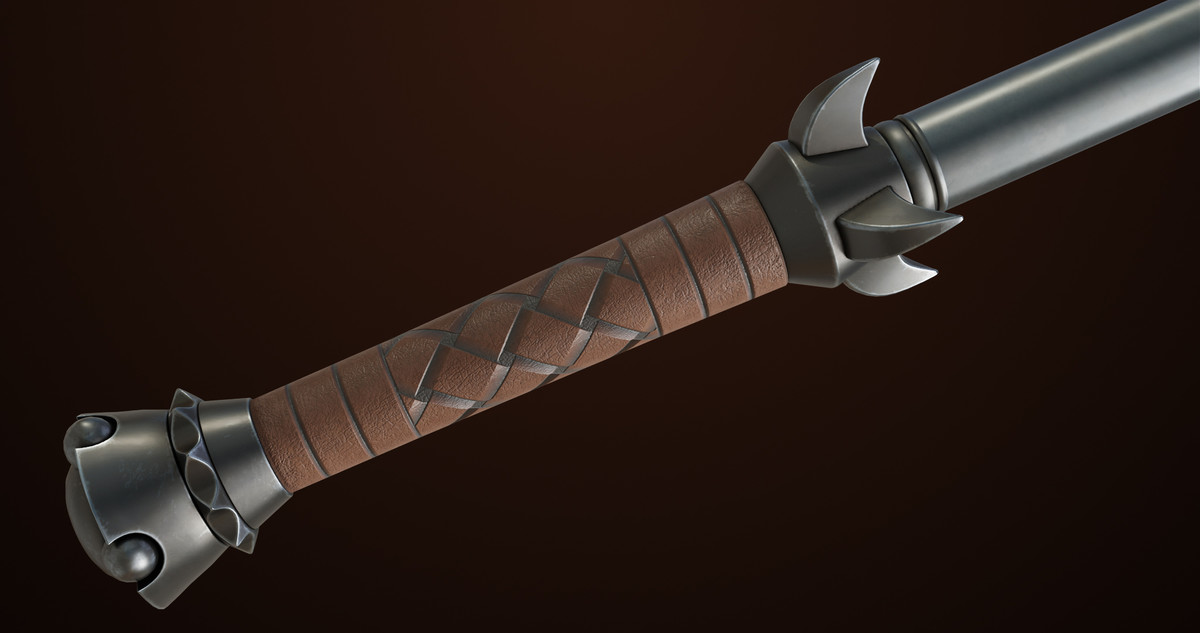 Battle Axe 03 URP HDRP Textures