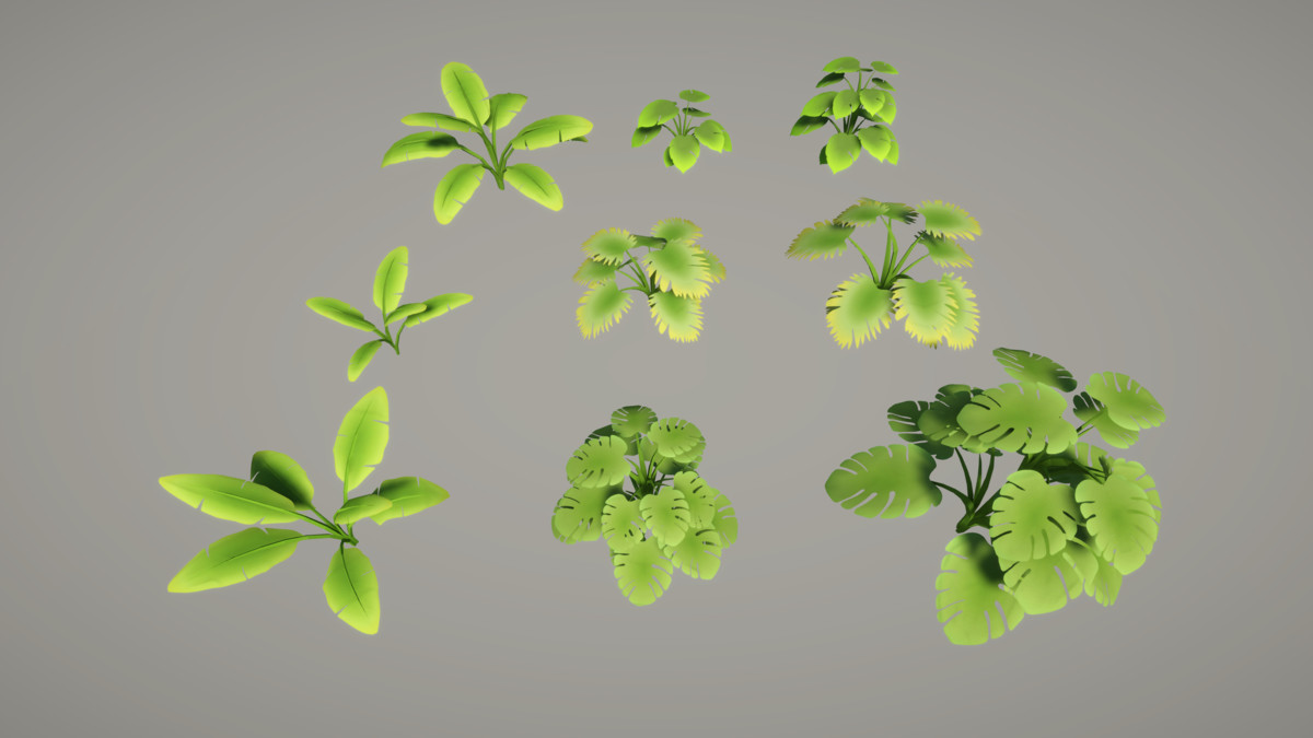 STYLIZED Fantasy Nature Pack: Tropical Island - Low Poly 3D Art