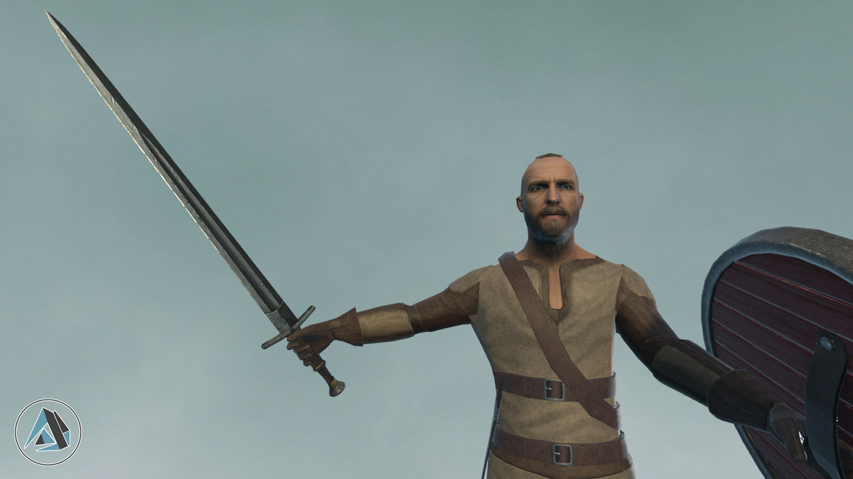 Viking Warrior Character Realistic Medieval Asset Package