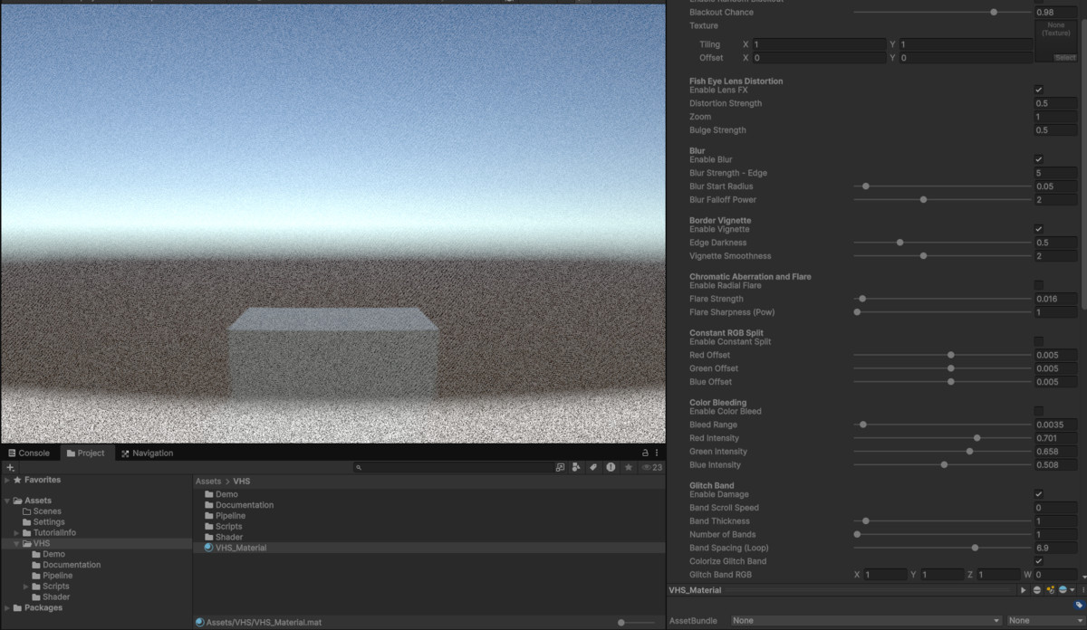 Fringe Logic VHS Shader