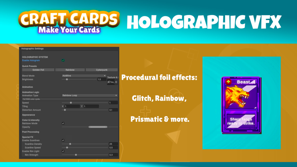 CraftCards: Ultimate Card Framework & VFX