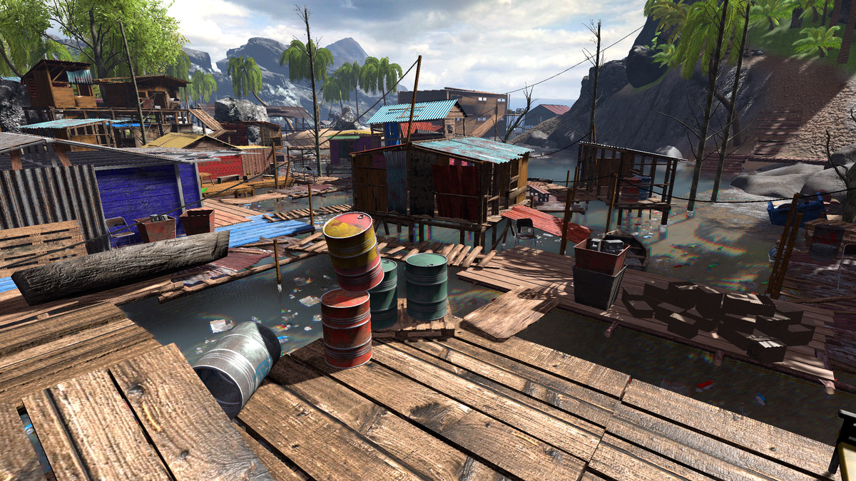 South Pacific Island - Map