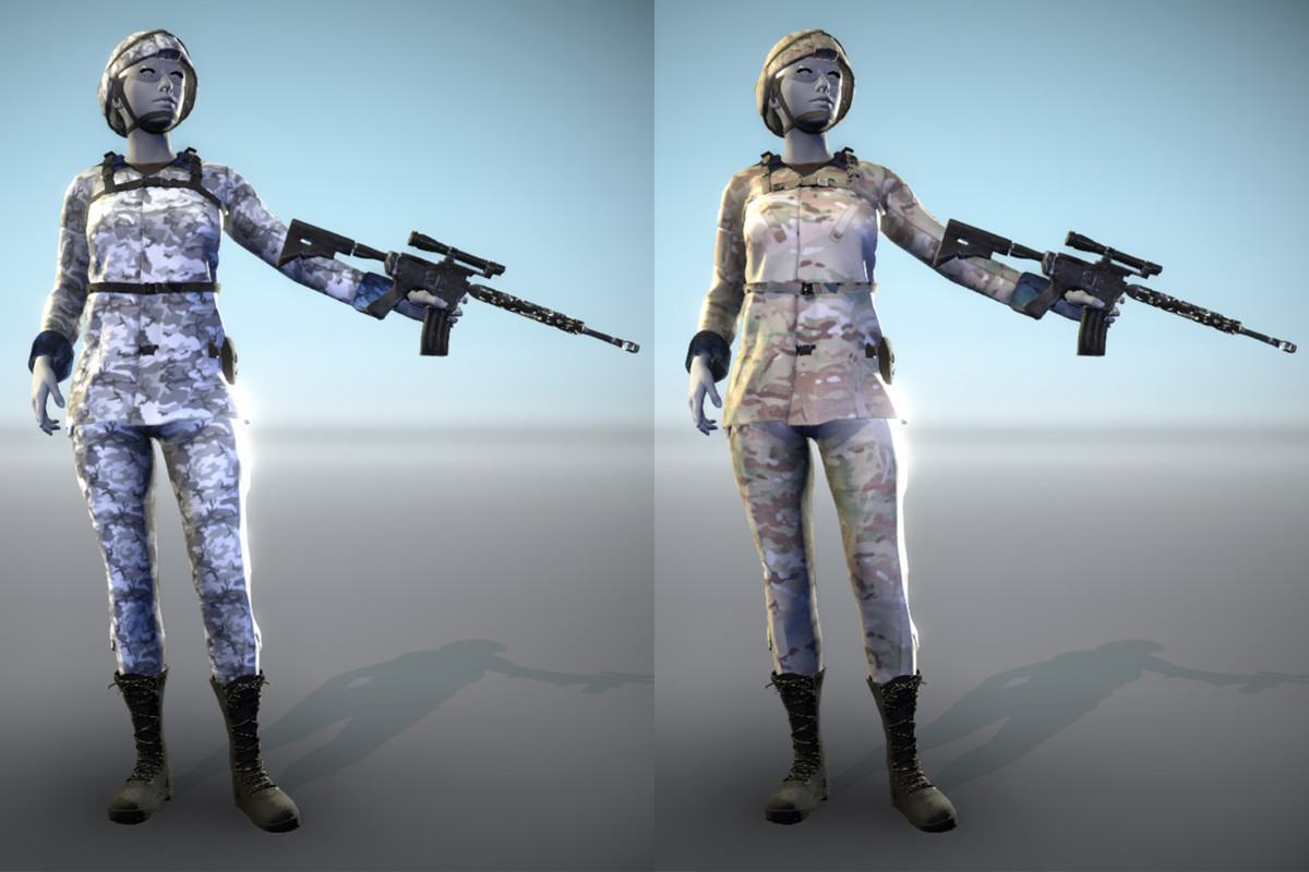 MCS Female: Army Trooper