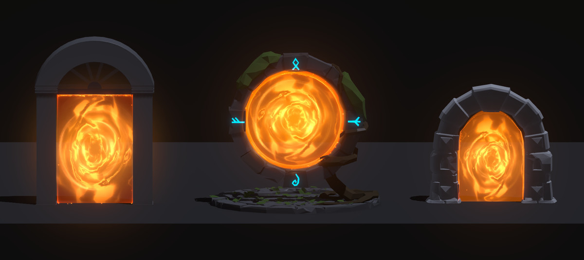 Game VFX - Magic Portal Collection