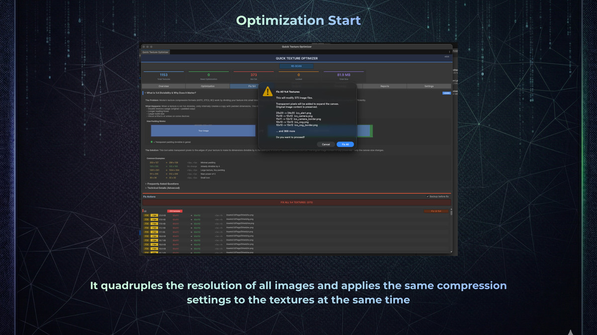 Quick Texture Optimizer