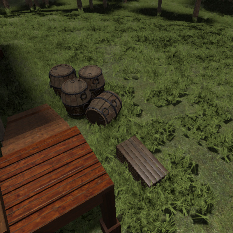 WatchTower Demo Props Crate & Barrel HDRP/URP