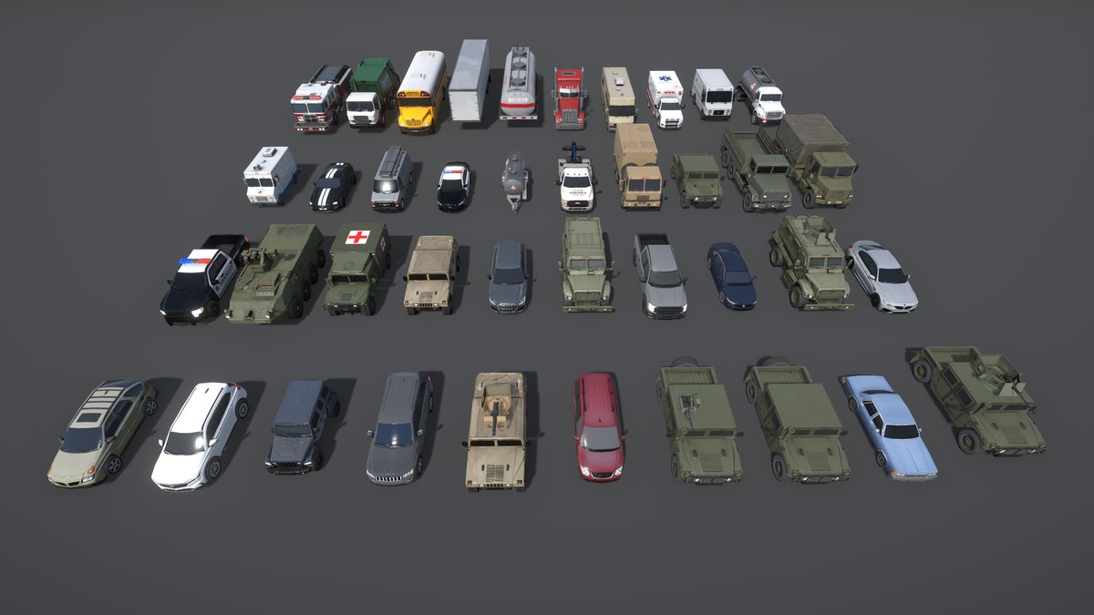 Modern Vehicle Pack (Mobile & PC)