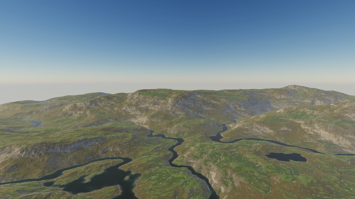 Procedural Mountains & Rivers 8K - 37 Terrains