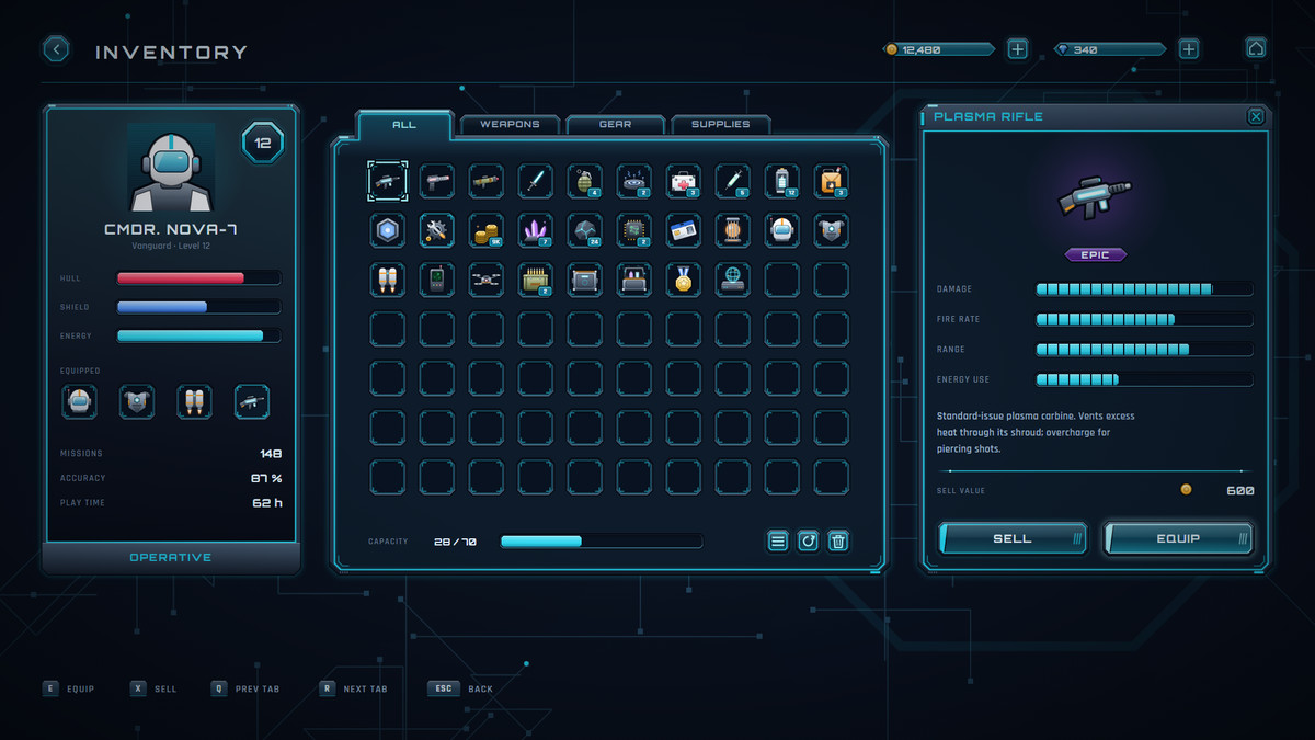 Sci-Fi HUD & UI Kit