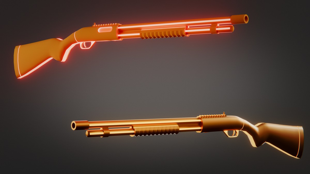 Weapon Sci-fi Glow Skins Pack — 345 Variations