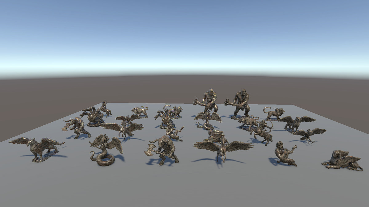 Creature Statues - Mythical Collection (URP)