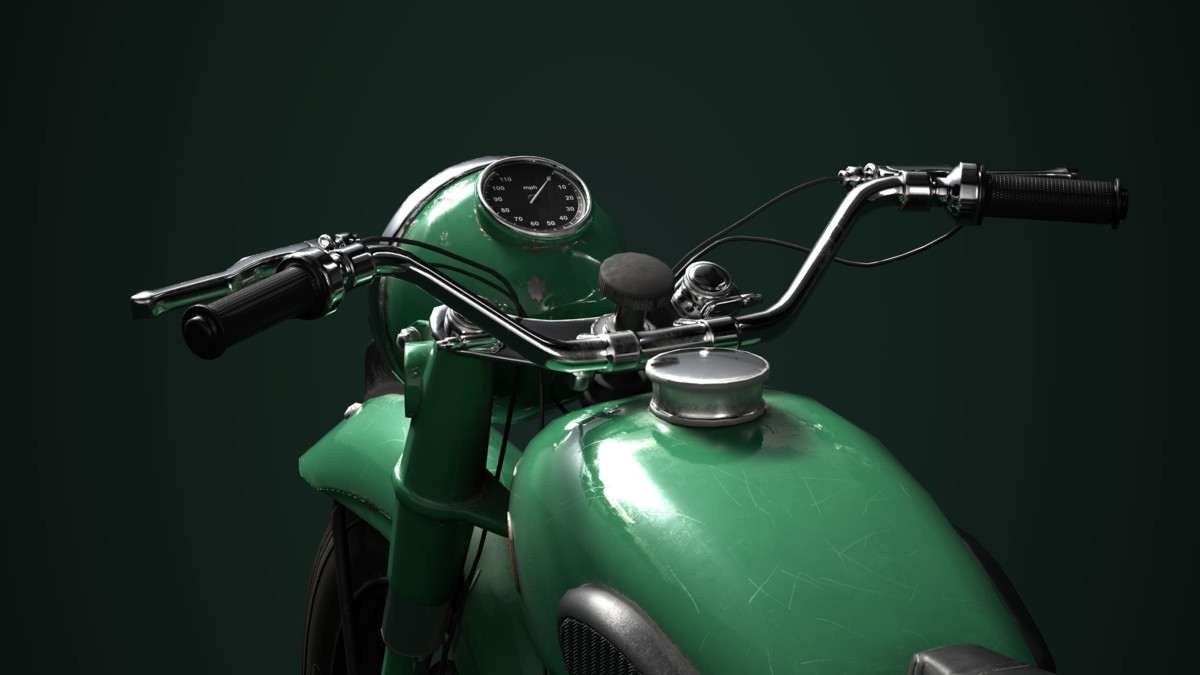 Retro Motorcycle