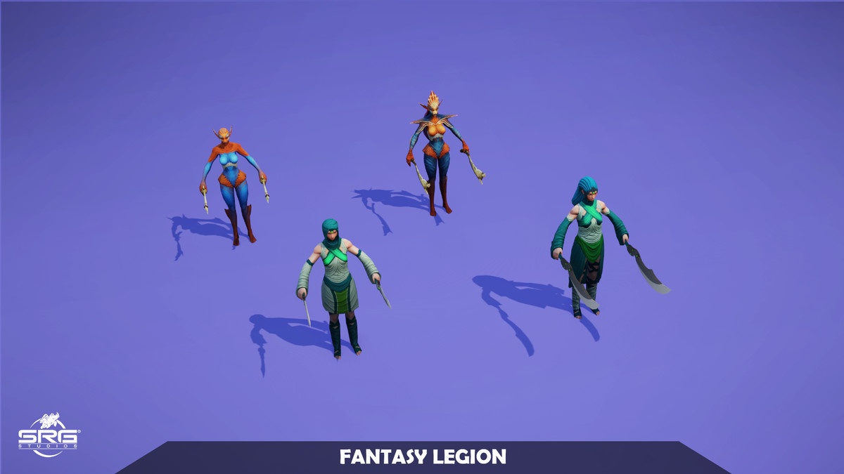 Ultra Legion - Sci Fi & Fantasy 3D Character Mega Pack