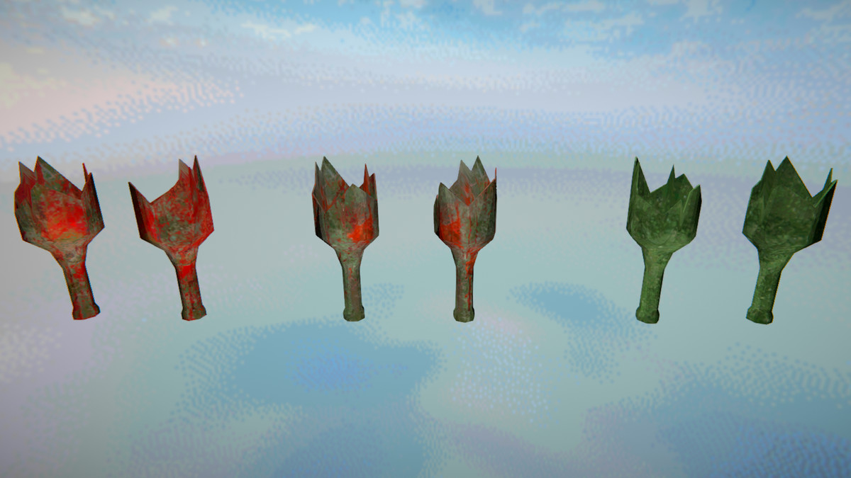 PSX Retro Horror Mega Melee Weapons Bundle Asset Package