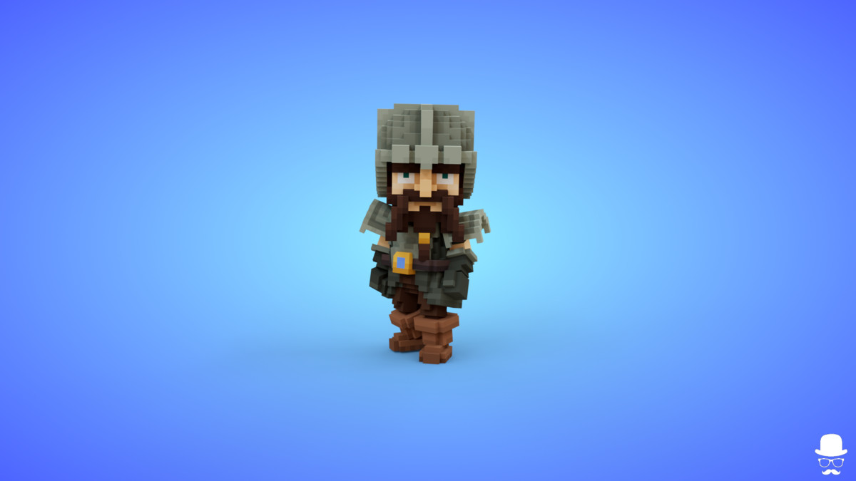 Voxel Dwarf Characters Pack