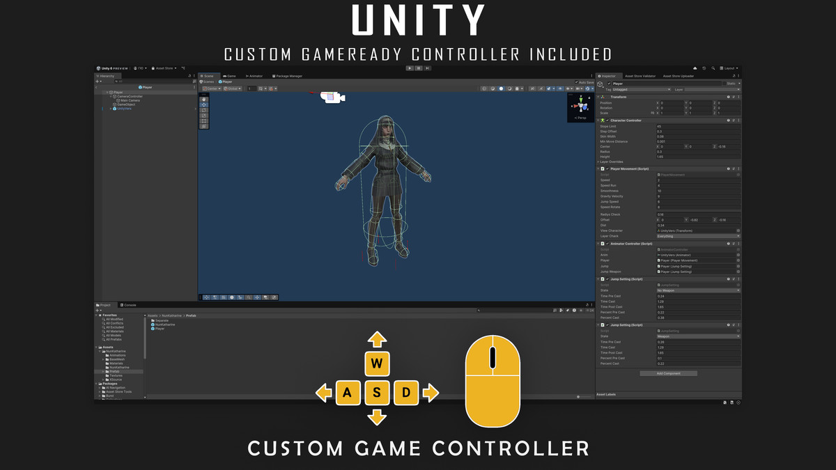 Nun Katharine - Stylized Gothic Character - #76
