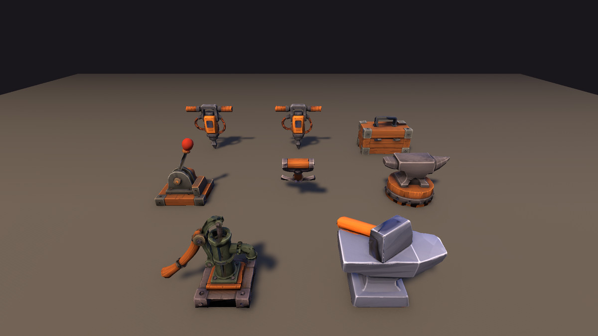Low Poly Mine Props Pack - 100+ Mining Assets