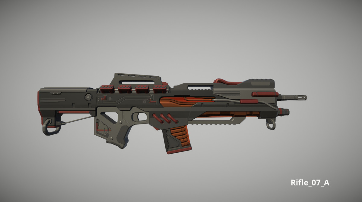 Cyberpunk Armory - Low Poly