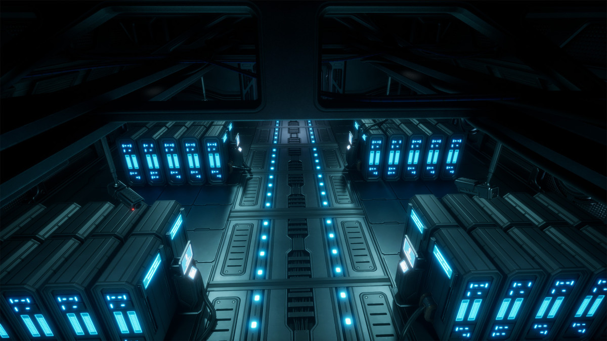 Sci-Fi Server room