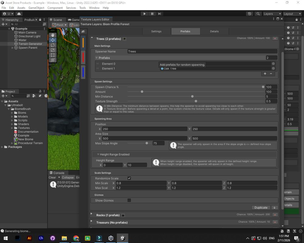 Biome Brush A Procedural Terrain Generator