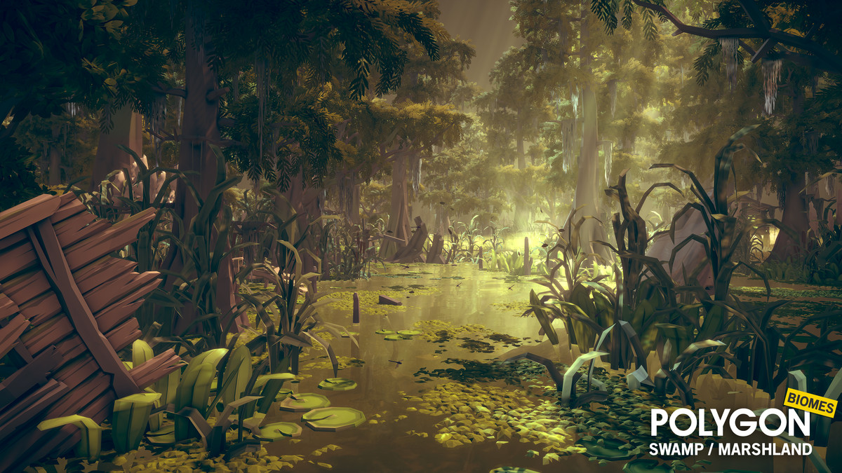 Value Bundle – POLYGON Sci-Fi Worlds, Swamp Marshland & Sci-Fi Outpost Map