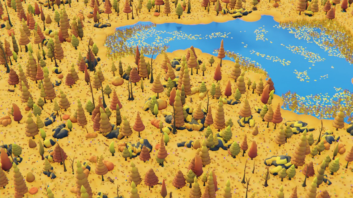 Low Poly Seasonal Forest Biome 2 by IGS