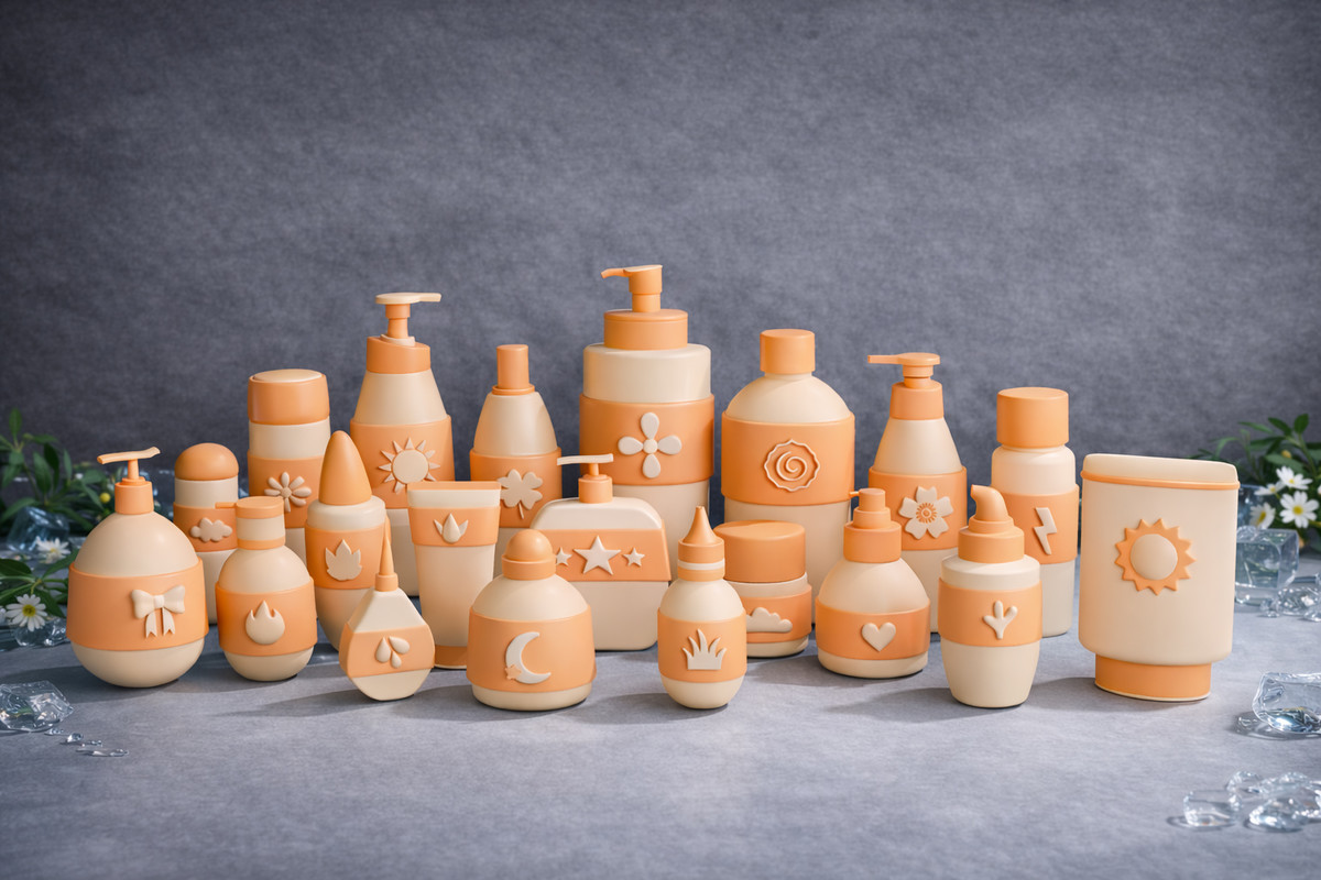Low Poly Cosmetic Products