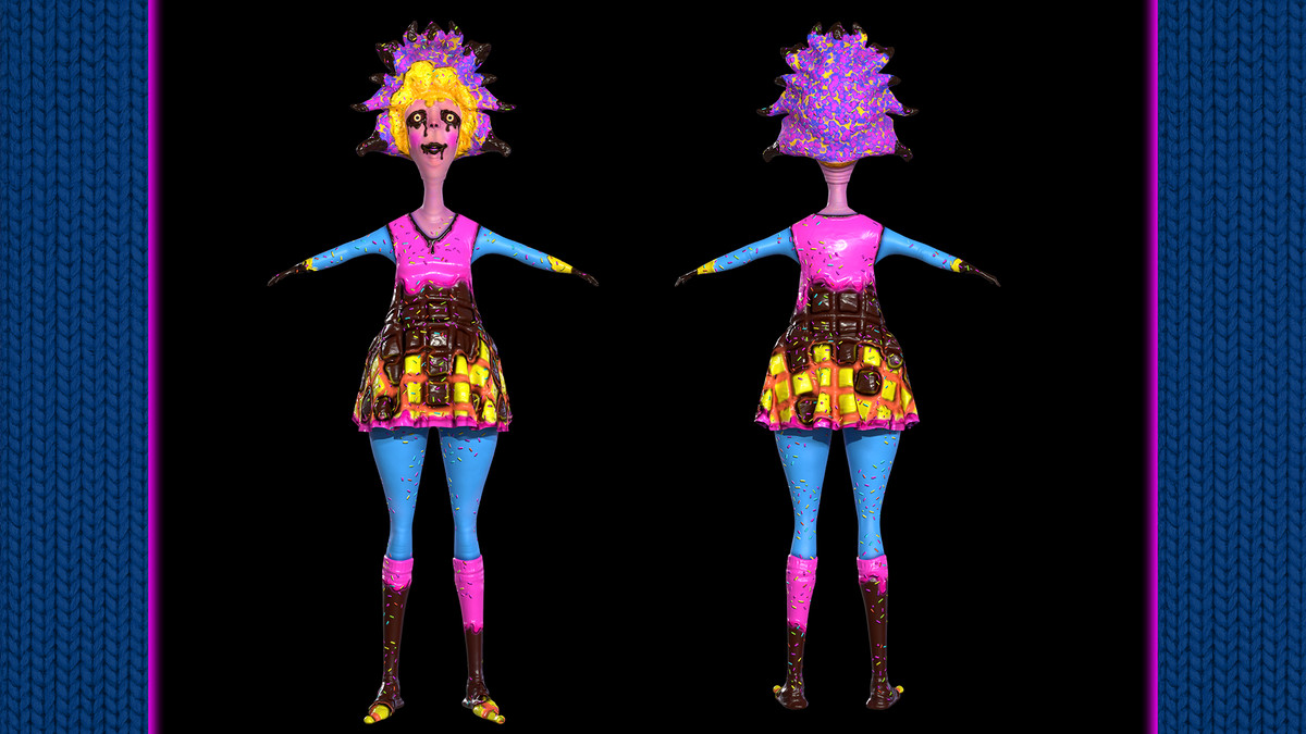 Cartoon Stylized Character - Chocolatta
