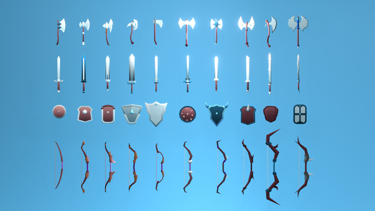 Low Poly Cubic Character - By Shokubutsu